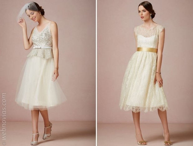 Consejo de moda: novias con falda midi