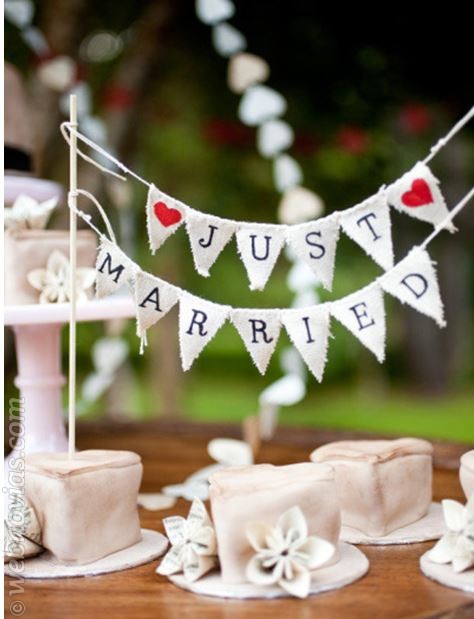 DIY decora tu boda con banderines