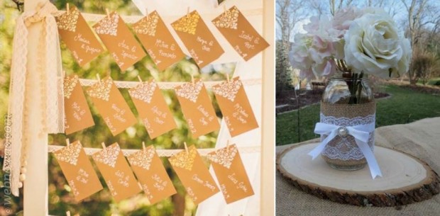Toque vintage: decora tu boda con encaje