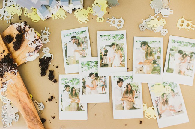 Decora tu boda con fotos polaroid 
