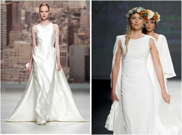 Vestidos minimalistas BCN bridal week 2014