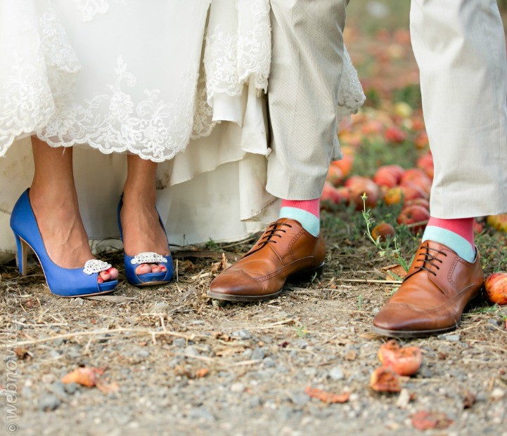 Zapatos de novia el algo azul