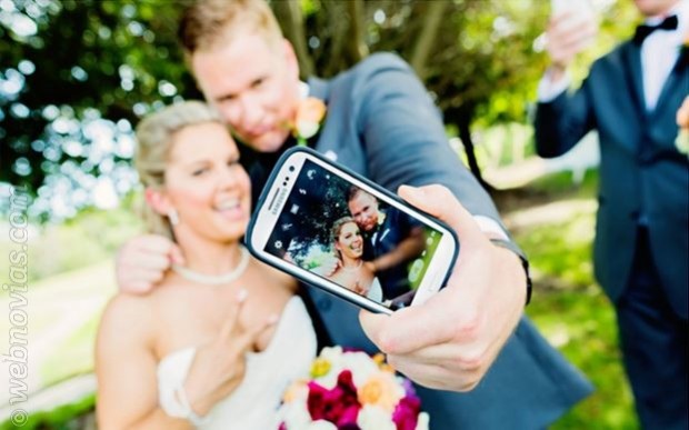 ¿Selfies en tu boda?