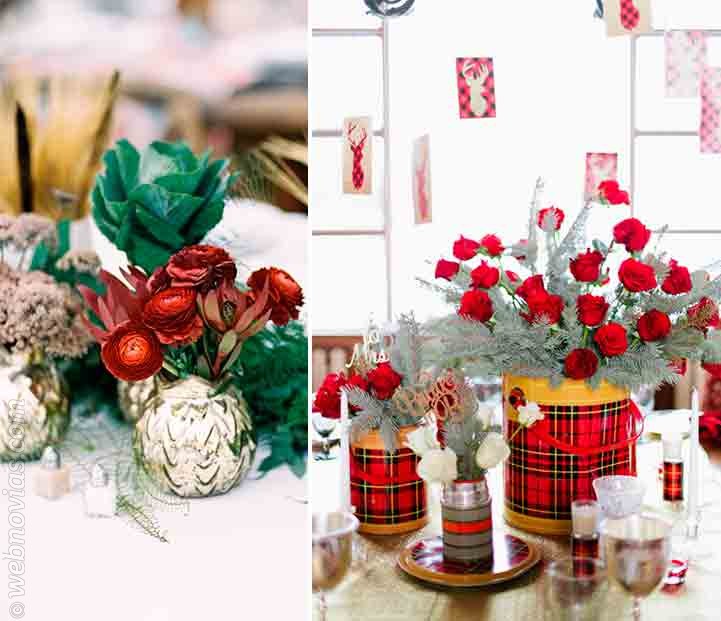 4 ideas para decorar tu boda en Navidad